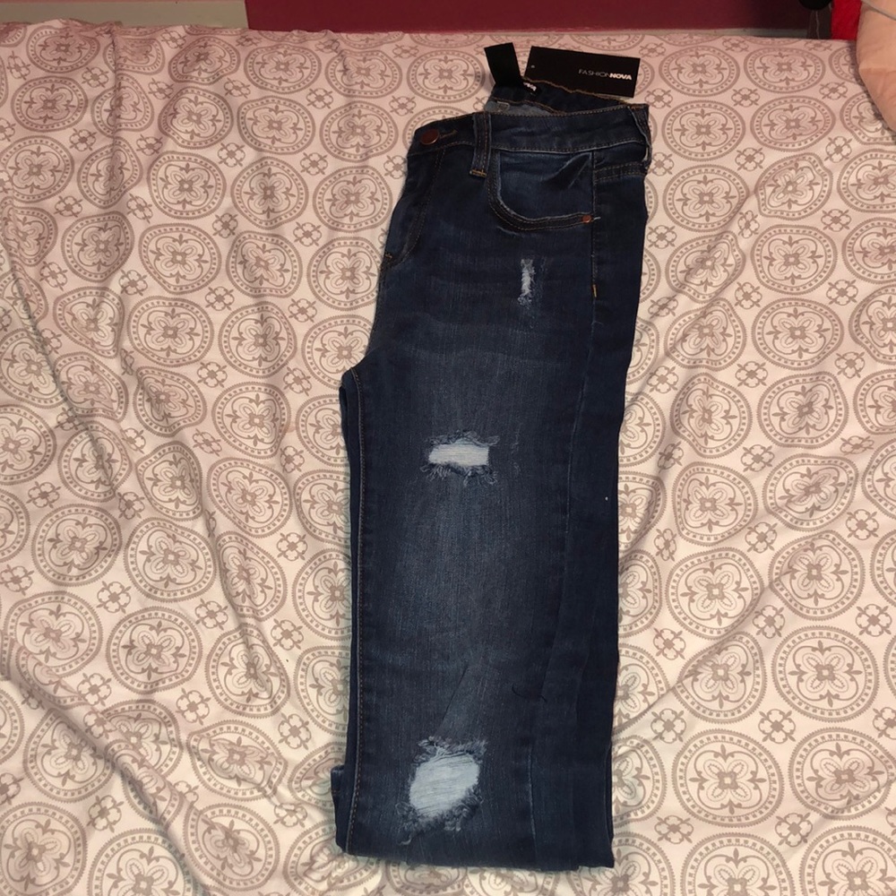 Dark washed jeans